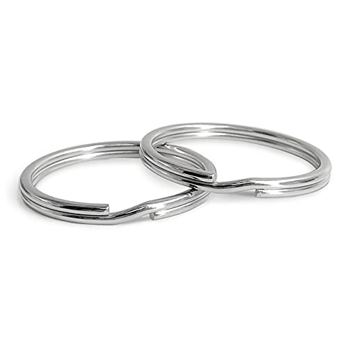 WICKED Scuba 316 Stainless Steel 2mm x 34mm Round Split Ring - 12 Pack - Image 3