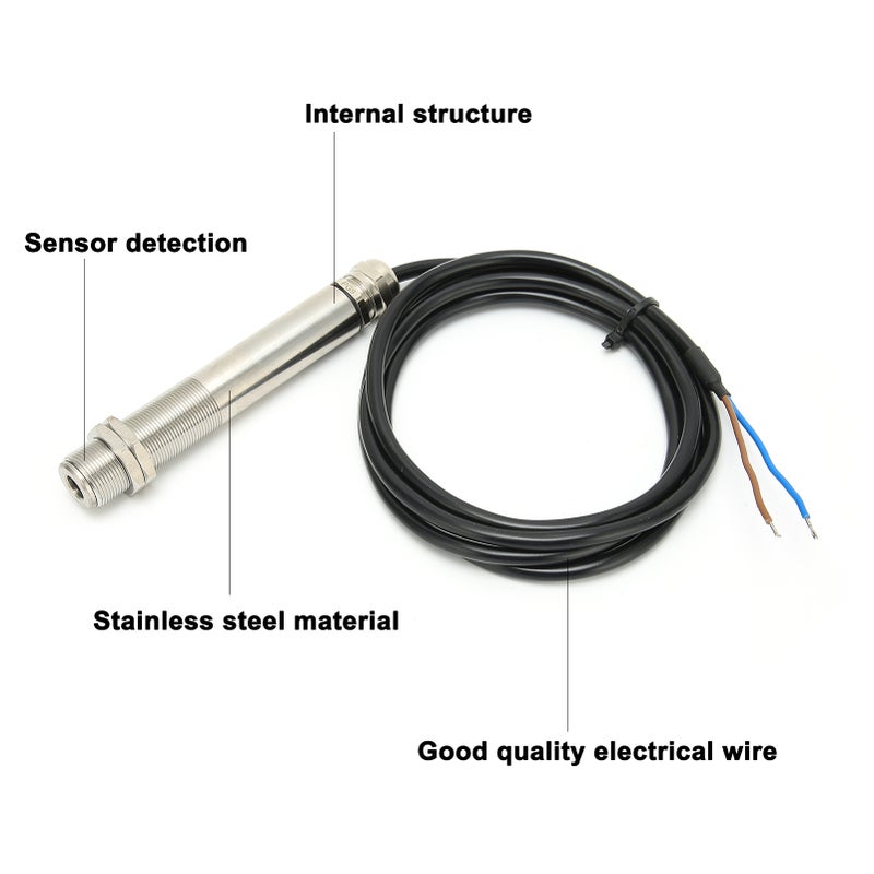 Temperature Sensor Probe Online Fixed Infrared Thermometer 1.5meter Cable 24VDC 420mA Output(-20℃-200℃ ) - Image 2