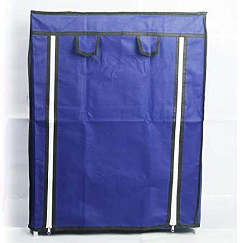 ROBMOB Multipurpose| 4 Layer Shoe Rack For Home Improvement Furniture & Adjustable Shelf| Clothes Storage Wardrobe| 4 Shelves, Dark Blue - Image 4