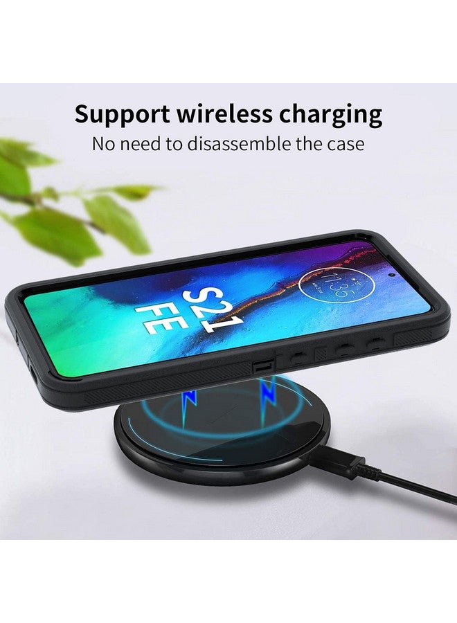 NUFR for Samsung Galaxy S21 FE 5G Case, Heavy Duty case,[Military Grade Protective ][Shockproof] [Dropproof] [Dust-Proof],(Black) - Image 4