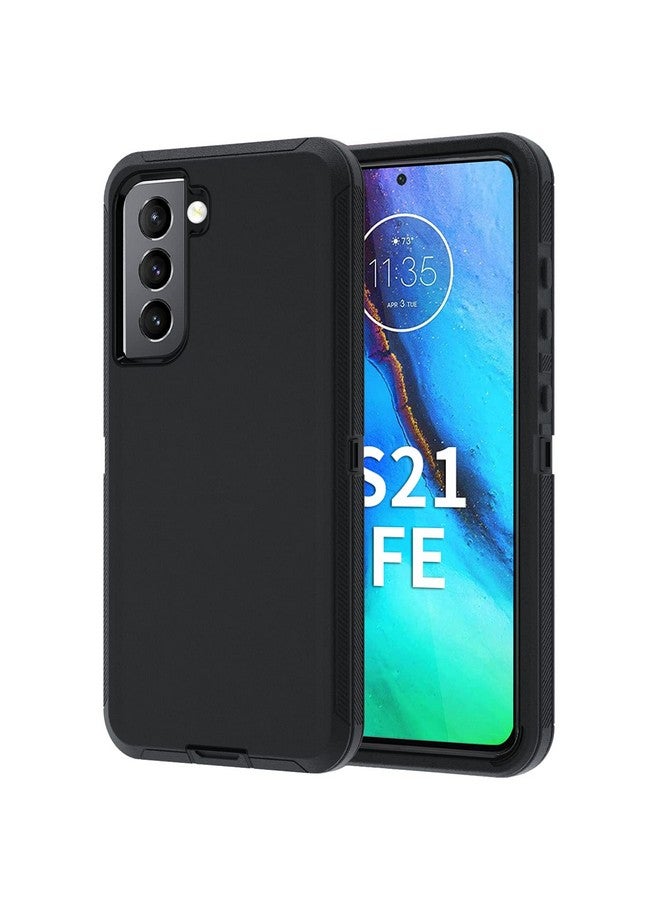 NUFR for Samsung Galaxy S21 FE 5G Case, Heavy Duty case,[Military Grade Protective ][Shockproof] [Dropproof] [Dust-Proof],(Black) - Image 1