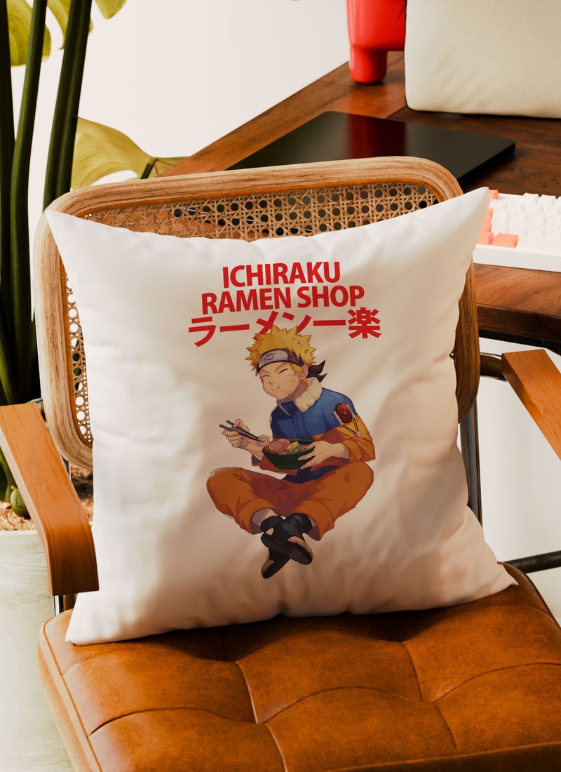 LOUD UNIVERSE Naruto Jar Naruto Ramen Couch Cushion Ichiraku Ramen Shop Decorative Cushion Naruto: Shippuden Naruto eating Ramen-Naruto Uzumaki - Image 3