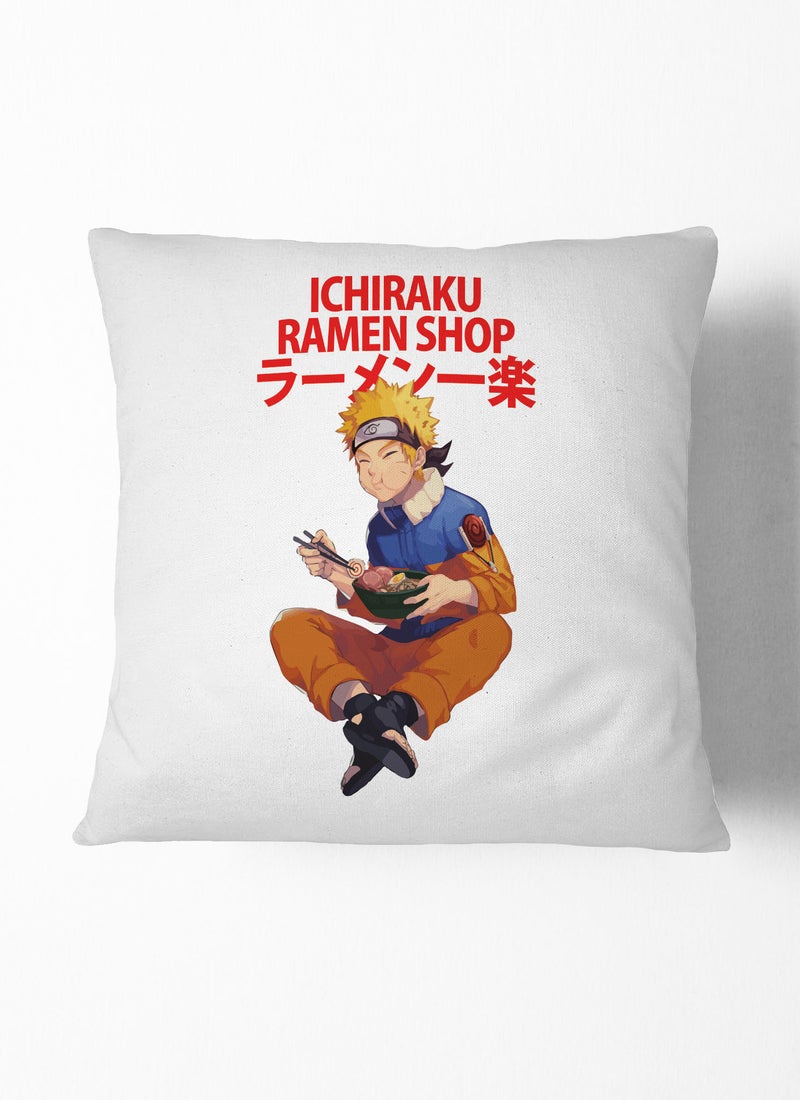 LOUD UNIVERSE Naruto Jar Naruto Ramen Couch Cushion Ichiraku Ramen Shop Decorative Cushion Naruto: Shippuden Naruto eating Ramen-Naruto Uzumaki - Image 1