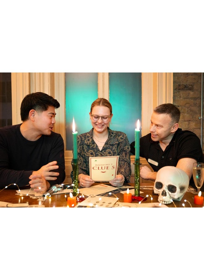 Talking Tables Talking Tables Murder Mystery at The Palm House Game for Adults, 3 Alternative Endings, Murder Mystery Case File, Fun After Dinner Party, New Years Gift Idea, Ages 16+  - Image 2