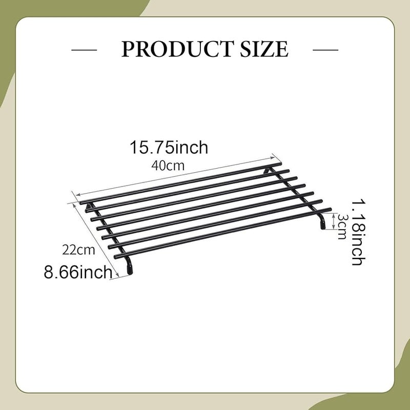 Large Metal Pan Holder Cooling Rack Steamer Rack for Hot Pots Countertop Organizer - Image 3