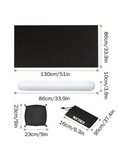 Tektalk Tektalk Higher-Capacity Design with 6 Felt Sorting Trays, Jigsaw Puzzle Roll-up Mat in Delicate Packaging Box with Hand Pump, for Saving and Storing for 2000, 1500, 1000, 500 Jigsaw Puzzle Pieces  - Image 5