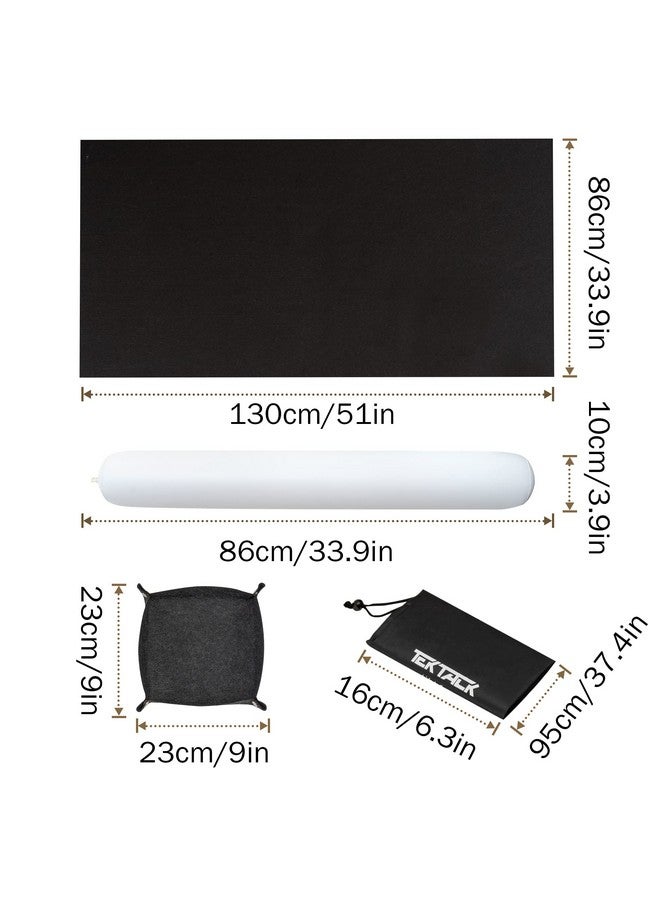 Tektalk Higher-Capacity Design with 6 Felt Sorting Trays, Jigsaw Puzzle Roll-up Mat in Delicate Packaging Box with Hand Pump, for Saving and Storing for 2000, 1500, 1000, 500 Jigsaw Puzzle Pieces - Image 5
