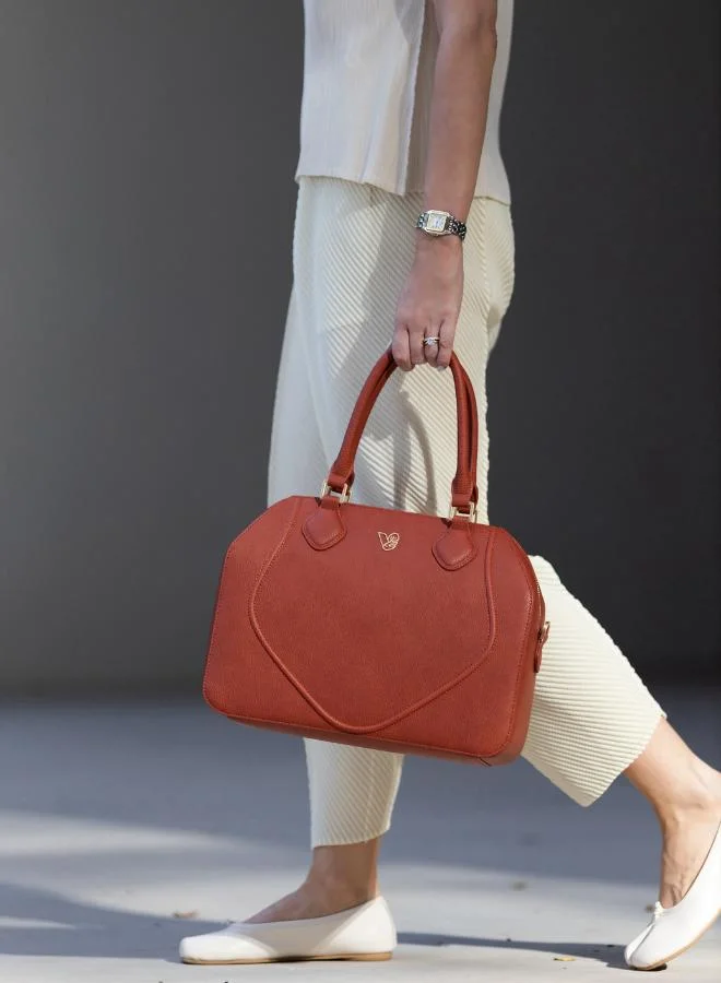 Veganologie Gemma Tote Bag in Brown Made from 17 Recycled Bottles