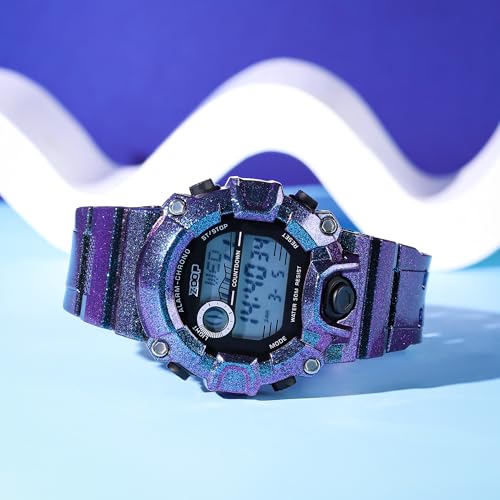 Zoop Digital Watch with Digital Dial & Blue Sheen Strap for Boys Kids, from House of Titan - 16051PP01 - Image 4