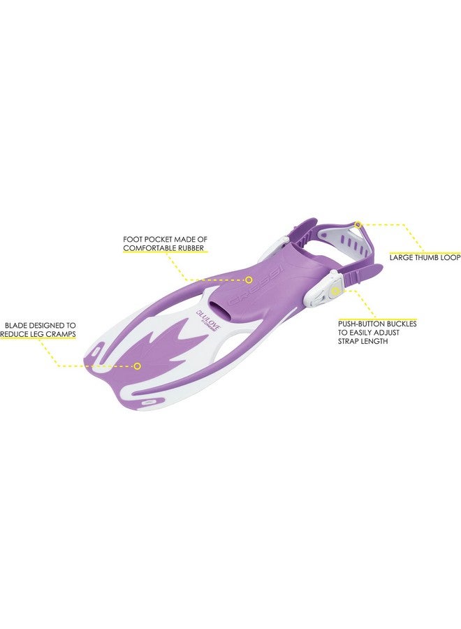Cressi Rocks Fins, Lilac;White, S;M [Duplicate] - Image 3
