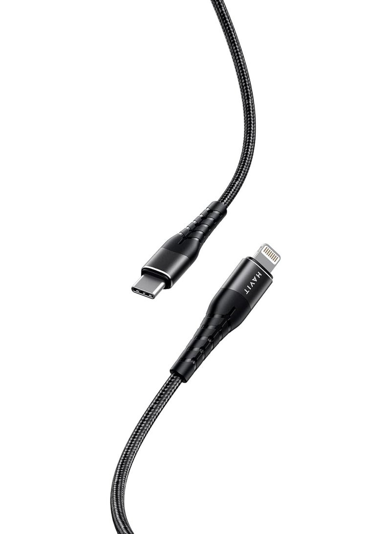 هافيت HV-RH14 PD20W USB C to lightning CABLE black - Image 5