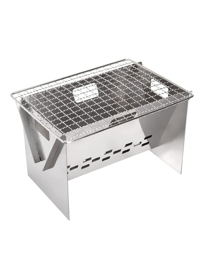 NIBEMINENT Portable Folding Stainless Steel Outdoor Wood Burning Camp Stove with Bag 13.5 x 20 20cm  - Image 4