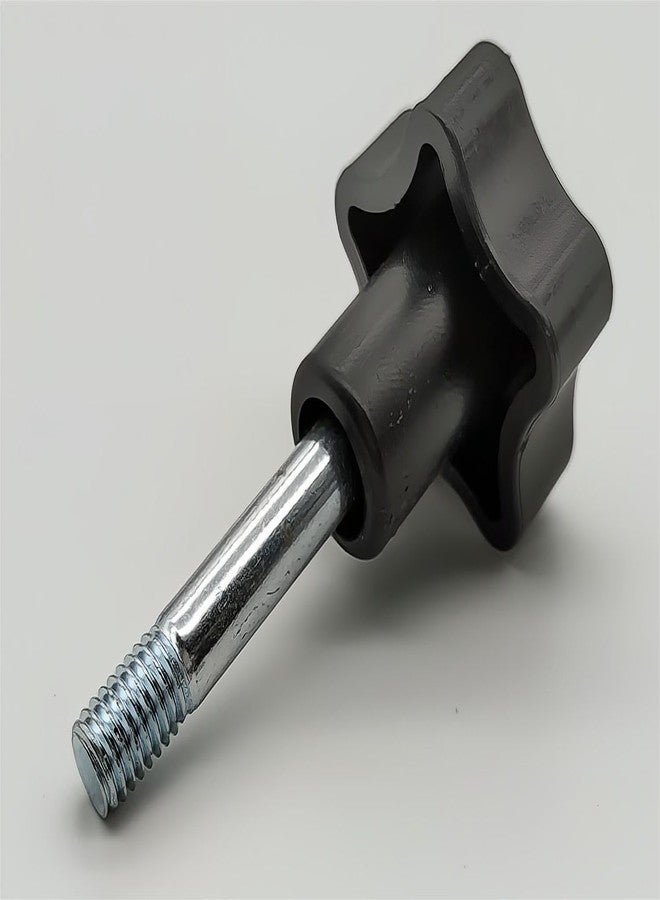 ComsenMed Knee Walker Universal Black Knob for Handle Bars Height Adjustment,Knee Walker Knob,Tiller Adjustment Knob,Universal Replacement Part.(95012R79607,HBK1_KWPART),1Ea,Black - Image 1
