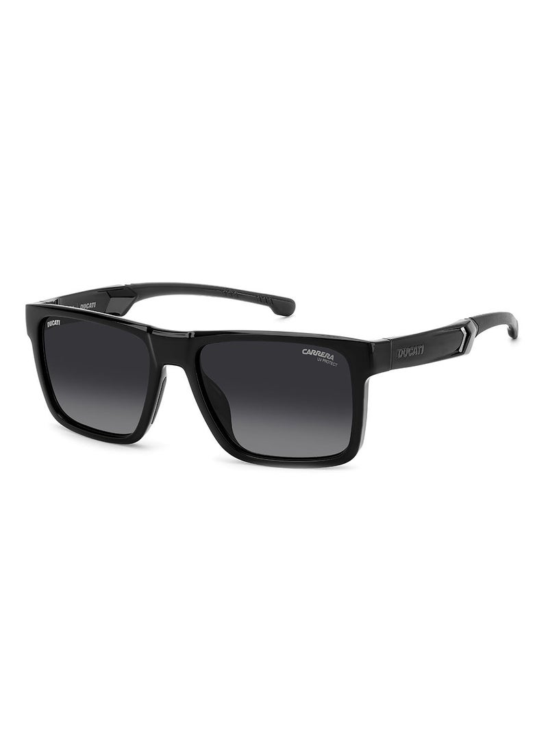 Carrera - Men's UV Protection Rectangular Sunglasses - Carduc 021/S Black 55 - Lens Size: 55 Mm - Image 1