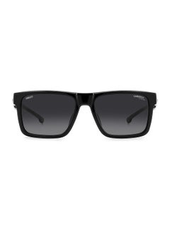 Carrera Men's UV Protection Rectangular Sunglasses - Carduc 021/S Black 55 - Lens Size: 55 Mm  - Image 3