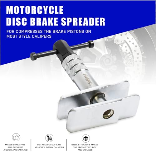 PESIKO Heavy Duty Motorcycle Brake Caliper Spreader Tool Compression Tool for Most Vehicle Brake Discs - Image 3