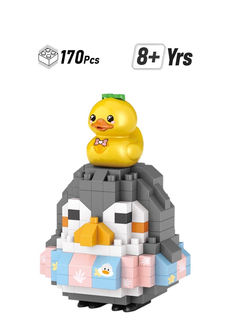 Penguin 170pcs, Street Scene, Animal Set Building Block Toys, Educational Assembly Model Gift For Children  - Image 1