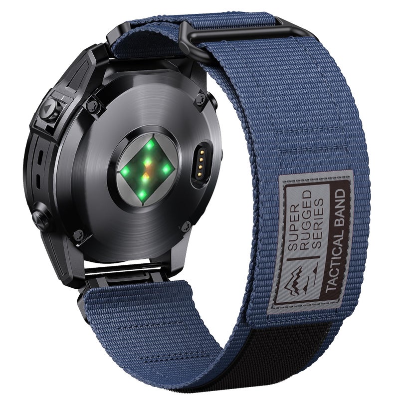Dado حزام نايلون سريع التثبيت 26 مم متوافق مع Garmin Fenix 7X/6X/5X/5 Plus/6X Pro/Epix Pro 51 مم/Tactix 7/Enduro 2/Descent Mk2i/3i - Image 1