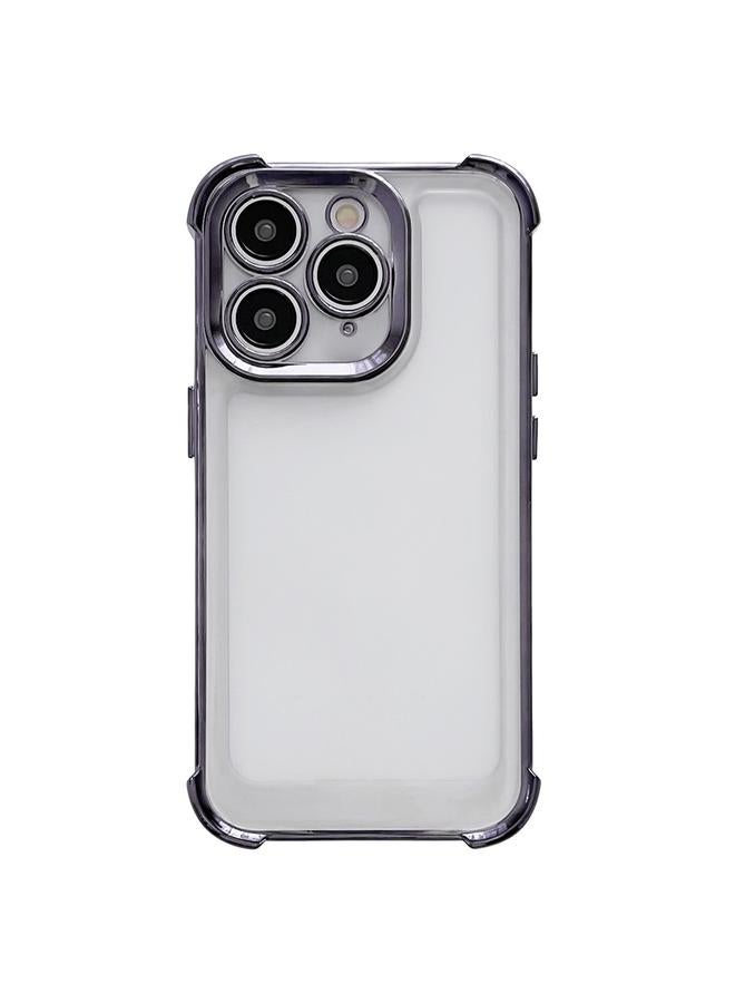 Zaboon Case For iPhone 12 Pro Electroplating Four-corner Shockproof Space Phone Case - Image 1