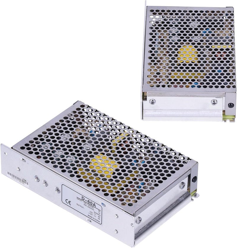 Berm Switching Power Supply 60W Dual Output 5V4A and 12V3A for LED Lighting and Low Voltage Equipment with 115230VAC Input - Image 4