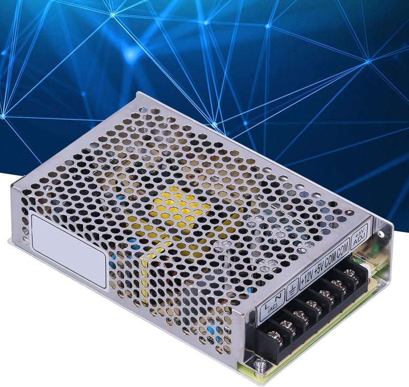 Berm Switching Power Supply 60W Dual Output 5V4A and 12V3A for LED Lighting and Low Voltage Equipment with 115230VAC Input - Image 2