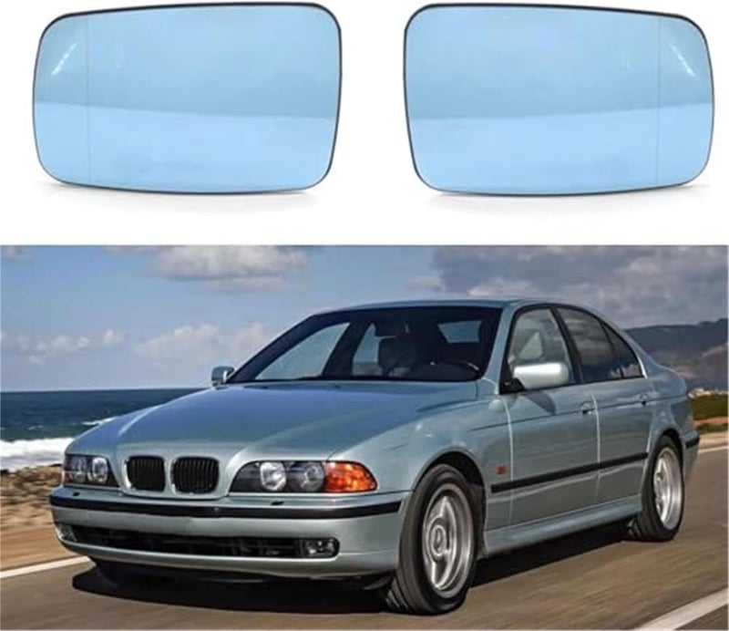 DEMULAX Heated Blue Car Mirror Glass for BMW E39 E38 - Image 3