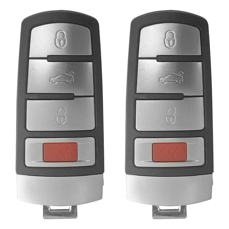 Car Key Fob for VW Passat CC 20062014 Smart Remote 4 Button 315MHz FCCID NBG009066T by AUTO KEY MAX Pair