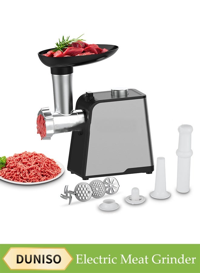 DUNISO Electric Meat Grinder，Multi Functional Meat Sausage Grinder， Household Use，Easy to Clean，for Fast Grinding, Grinding Meat, Fish, Vegetable, Sausage Maker  - Image 1