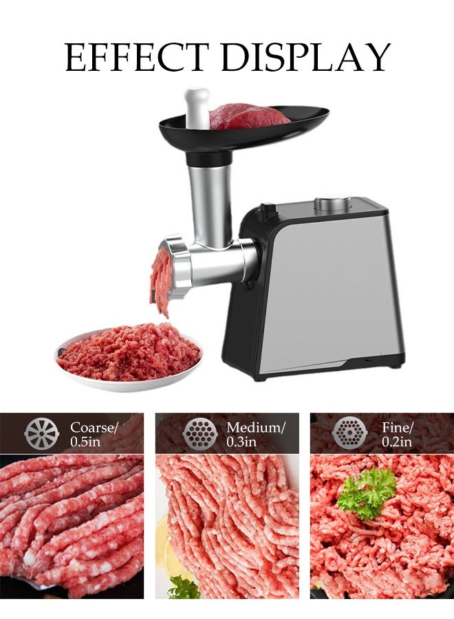 DUNISO Electric Meat Grinder，Multi Functional Meat Sausage Grinder， Household Use，Easy to Clean，for Fast Grinding, Grinding Meat, Fish, Vegetable, Sausage Maker  - Image 3