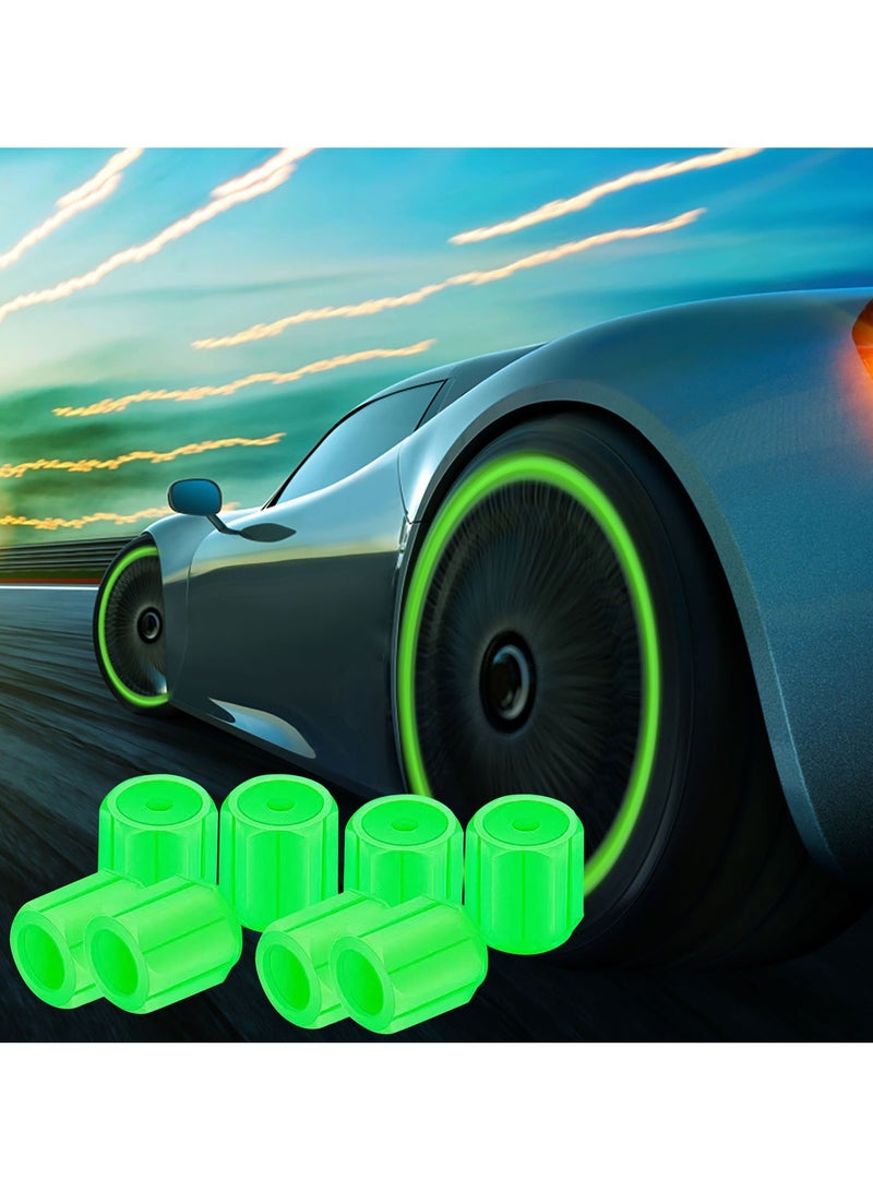 Car Tire Valve LED Lights - Enhance Visibility And Style  Easy Install For Cars Trucks Motorcycles  Universal Fit Valve Stem Caps - Image 1