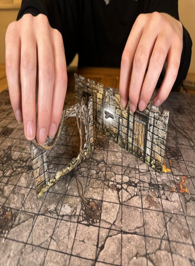 Battle Systems Terrain Plastic Terrain Clips (Brown) - Compatible w/Core Space and SciFi, Fantasy, Modern Terrain - Image 4