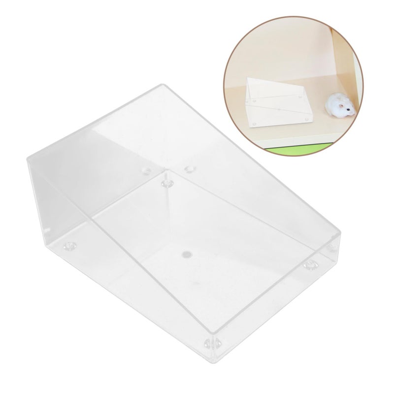 Acrylic Hamster Dust Bath Case Small Animal Bathroom Litter Box Easy Clean - Image 4