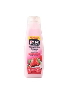 Alberto VO5 Alberto VO5 Moisture Milks Moisturizing Conditioner - Hair Conditioner with Soothing Soy Milk Protein - Strawberries and Cream Scent - 15 oz  - Image 1