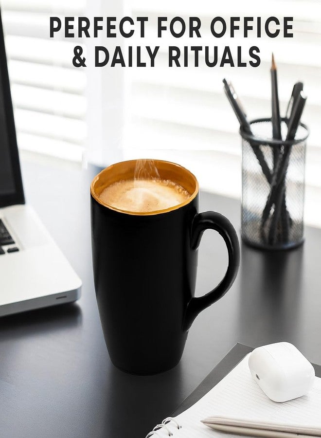 KITTENS Ceramic Coffee Mug Set of 2 (275ml) - Matte Black Finish with Glossy Interior - Microwave & Dishwasher Safe - Food Grade - Ideal for Coffee, Tea, Home, Office & Gifting - Image 2