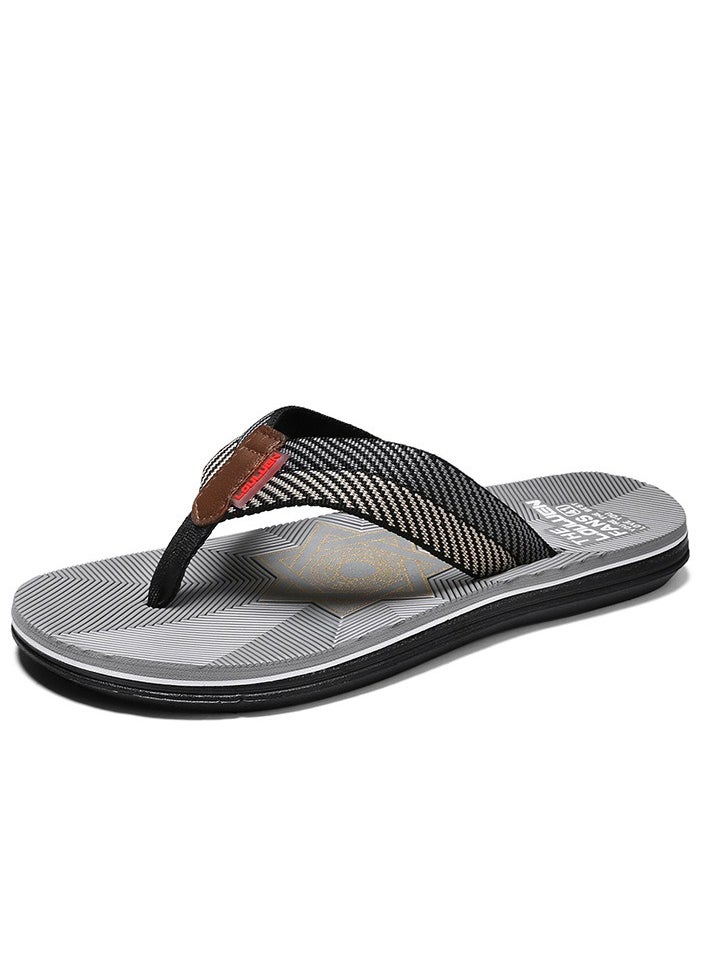 LOULUEN New Fashionable Herringbone Beach Slippers 