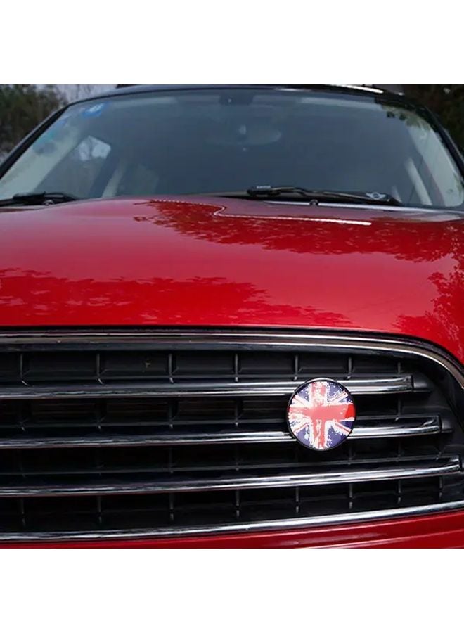 شعار BMW Mini Grille شعار الجرافيتي الأحمر والأزرق تصميم سيارة الأرز ملصق - Image 3