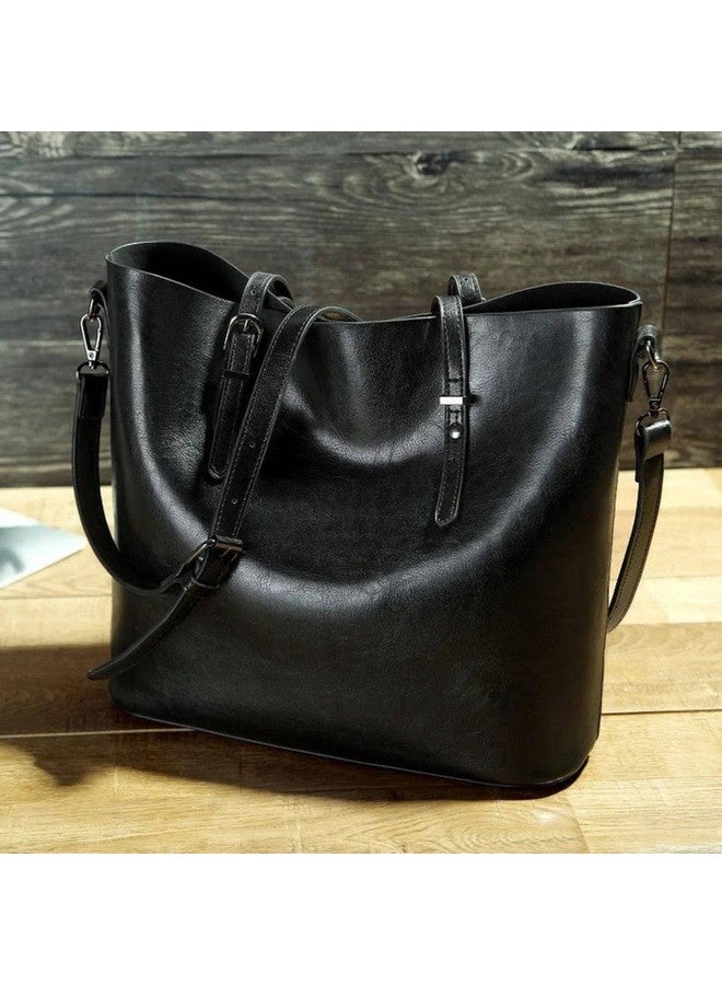 AYSIS AYSIS Hobo Bags for Women Faux Leather Purses and Satchel Handbags Shoulder Bag Large Hobo Purse with Tassel :- Black - Image 5