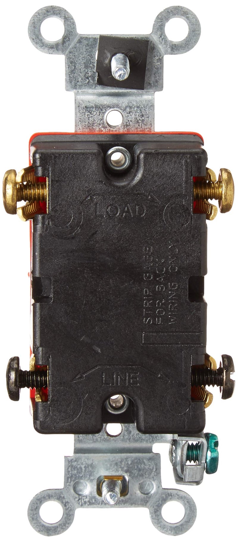 Leviton Toggle Double-Pole AC Quiet Switch, Extra Heavy Duty Grade, 1222-2W, White - Image 3