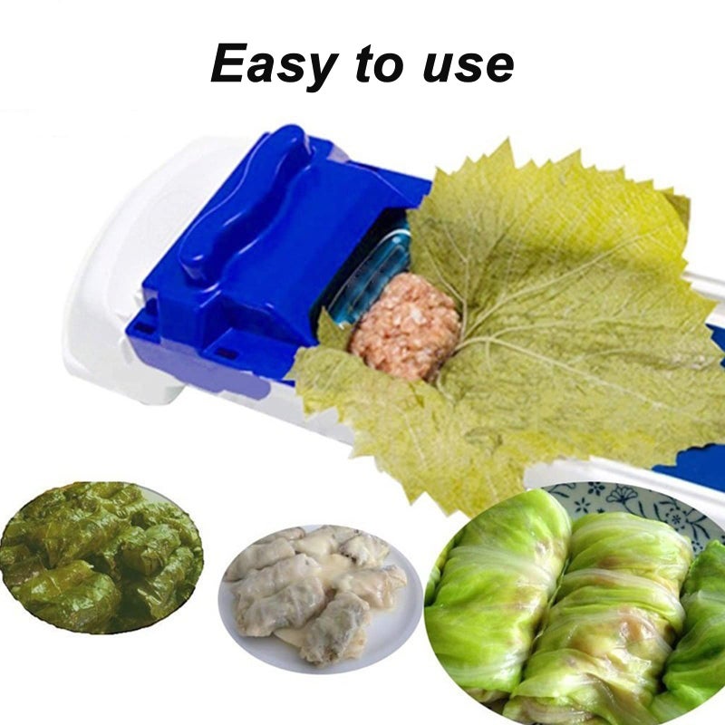 One Roll of Vine Leaves 2 Pieces Vegetable and Meat Roller Wine Leaves Wrap Sushi Roller Machine Mini Rolling Machine Sarma for Filled Meat, Sushi, Roller, Vegetables, Gabbage - Image 4