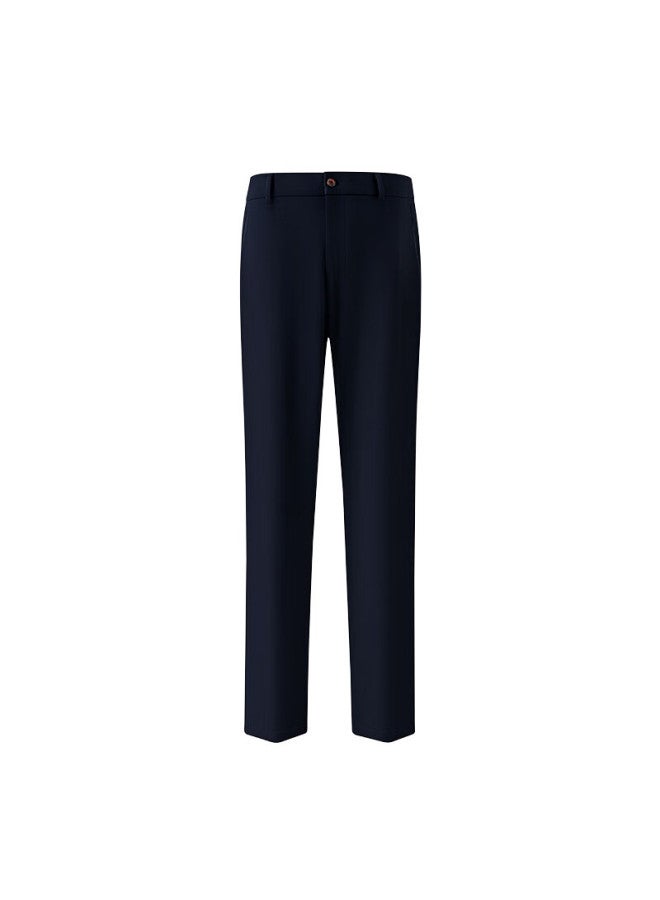 Ouding [cool Fiber] First-class Cabin Beibinglan High-elasticity Casual Dress Pants For Men, Summer Cool Long Trousers, Beibinglan, Size 32 - Image 3