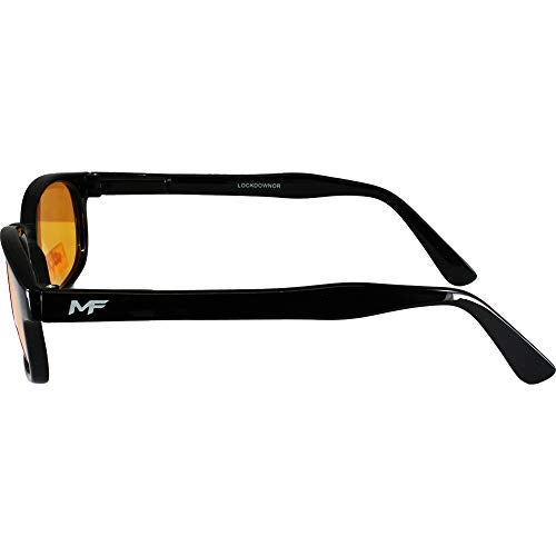 MF Lockdown Sunglasses (Black Frame/Orange Lens) - Image 3