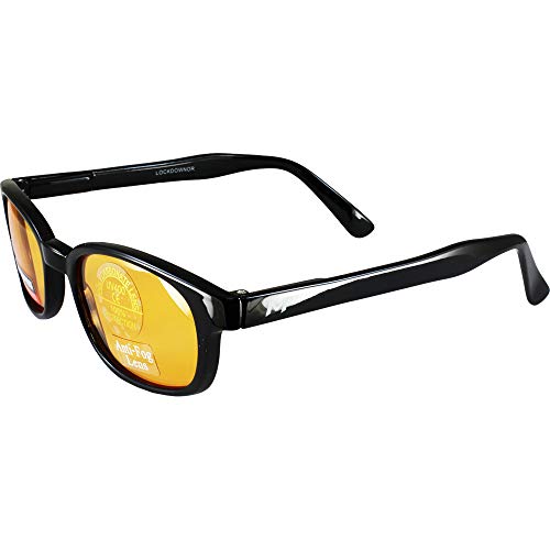 MF Lockdown Sunglasses (Black Frame/Orange Lens) - Image 5