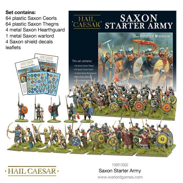 Warlord Games Hail Caesar, Saxon Starter Army - Wargaming Miniatures - Image 2