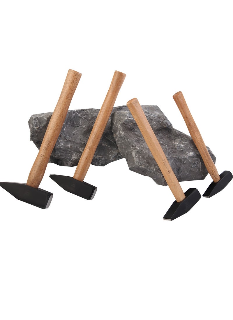 KSEIBI - Engineers’ Hammer with Long Wooden Handle and Black Forged Steel Head, Engineers Machinist Blacksmith Strike Club Hammer for Construction, Gardening, Land Management, Yard Work, and Outdoors - Image 1