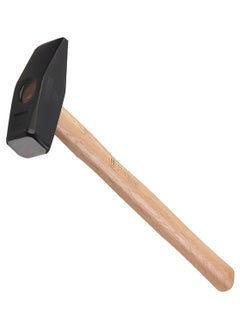 Engineers’ Hammer with Long Wooden Handle and Black Forged Steel Head, Engineers Machinist Blacksmith Strike Club Hammer for Construction, Gardening, Land Management, Yard Work, and Outdoors