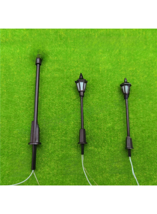 Antique Plastic Garden Lamp Model Sand Table Lamp Street Lamp European Garden Lamp Floor Lamp LED Garden Street Lamp-Color:T19 3V Warm Light 1/100  - Image 2