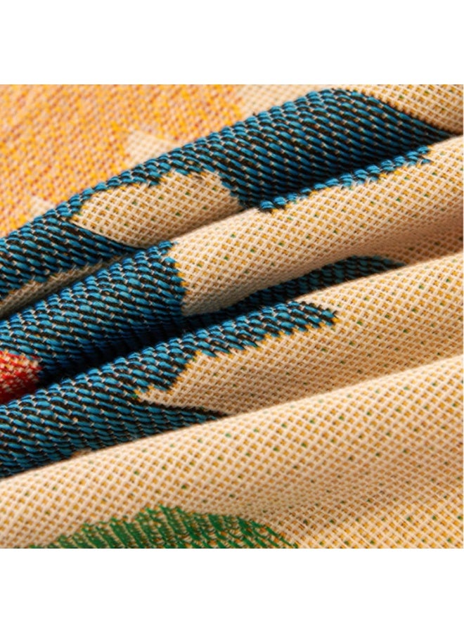 Soofam Chenille Sofa Cover, Double Sided Bohemian Couch Cover, Stylish Sofa Cover Sofa Blanket for Sectional Sofa - Image 3