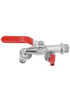 NIBEMINENT 1 In 2 Out Watering Flowers Outdoor Faucet Heatproof Antifreezing Faucet Copper Gardening Faucet  - Image 3
