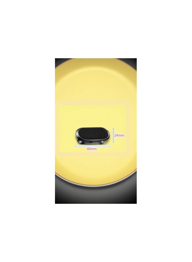 S-TOP Magnetic Car Phone Mount, 360° Rotatable & Adjustable Universal Holder Compatible for iPhone Samsung Smartphones, Adhesive Dashboard Mount, Strong Magnet Grip, Black - Image 5