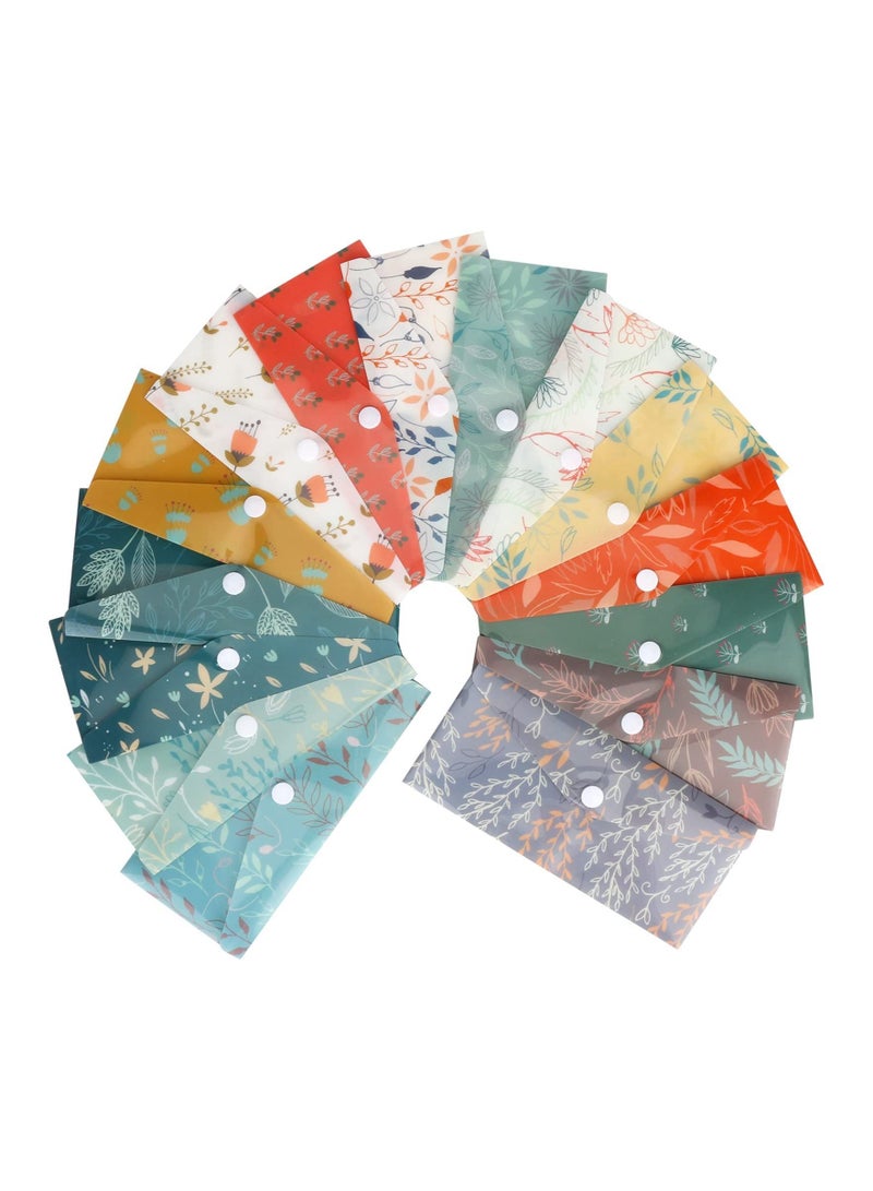 XiuWoo 15 Budget Envelopes Waterproof Cash Envelope Reusable Plastic Money for Budgeting and Saving - Image 1